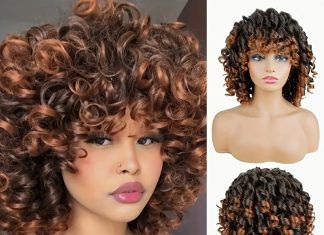Must-See Wig Review: Afro Curly Bangs You Don’t Want to Miss!